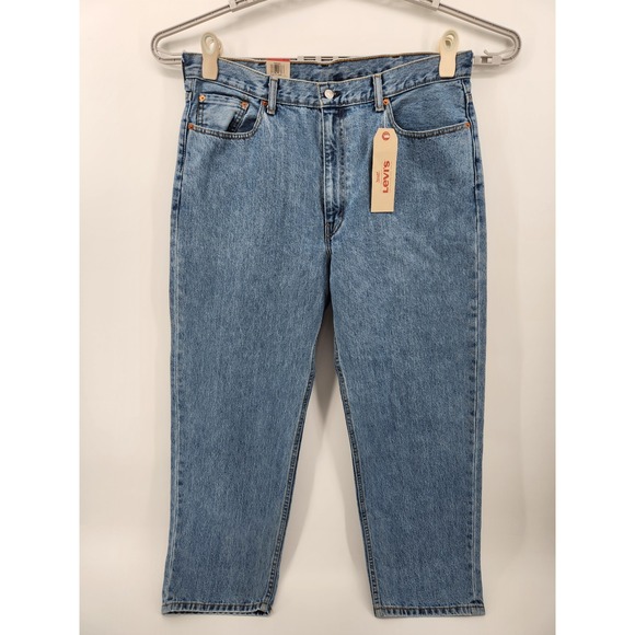 Levi's 550 Relaxed Fit Jeans Men's Size 40x30 Light Wash Denim Tapered‎ Leg - Picture 1 of 9